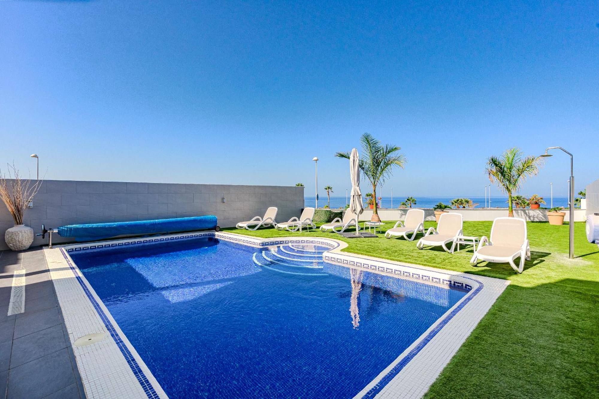 Villa Elisabetta, Luxury Villa With Heated Pool Ocean View In Adeje, Tenerife Costa Adeje  Luaran gambar